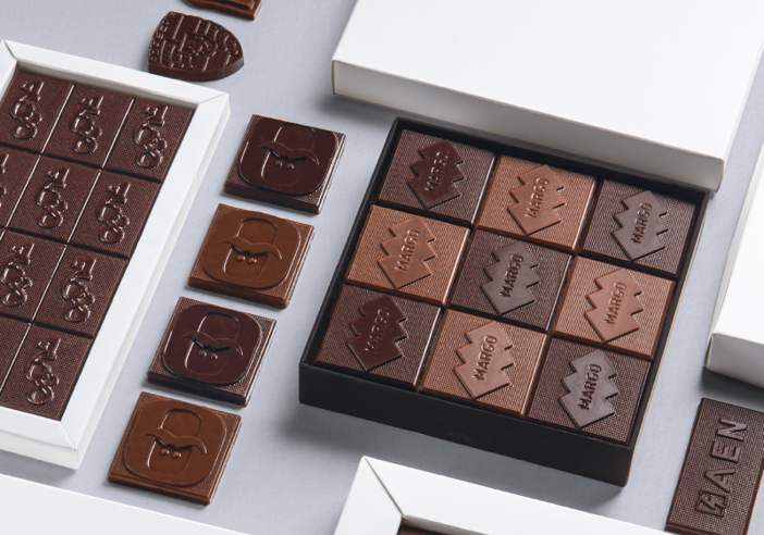 Chocolat personnalisé cadeau d'entreprise CLUIZEL