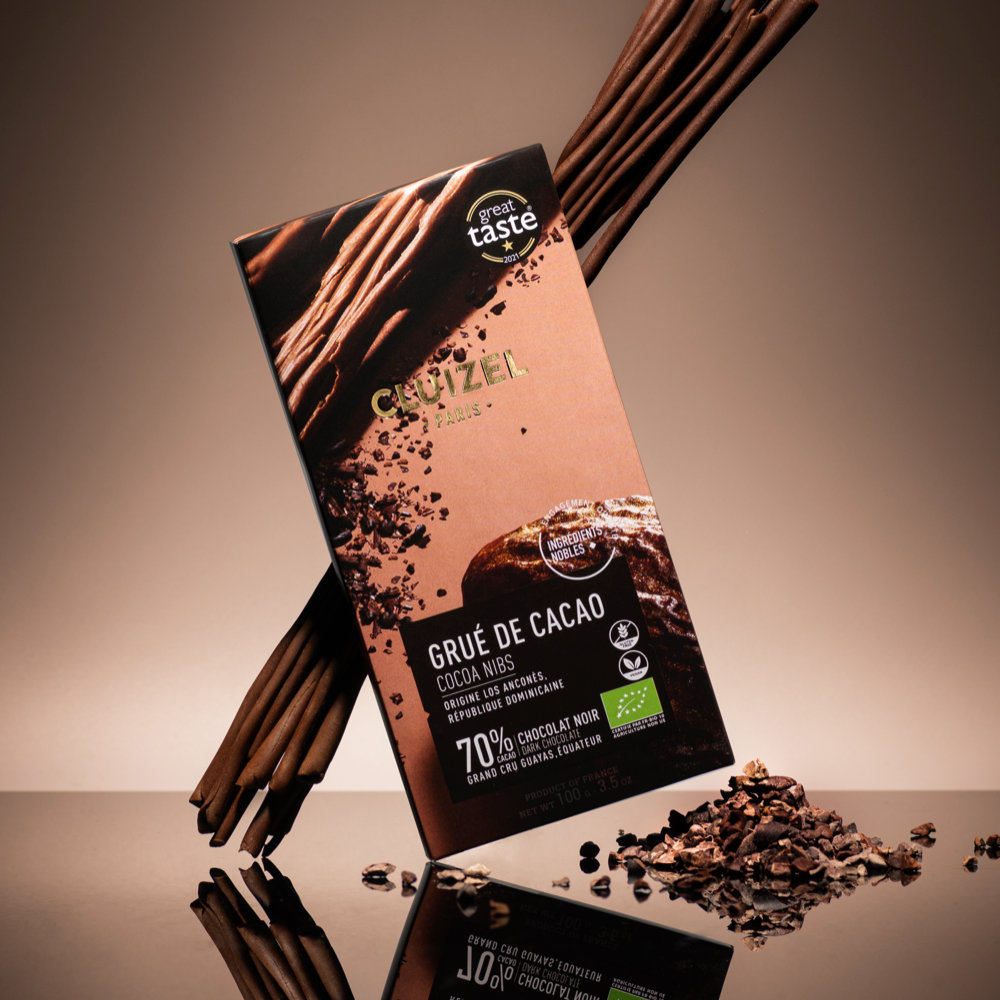 Tablette Grué de Cacao noir 70%