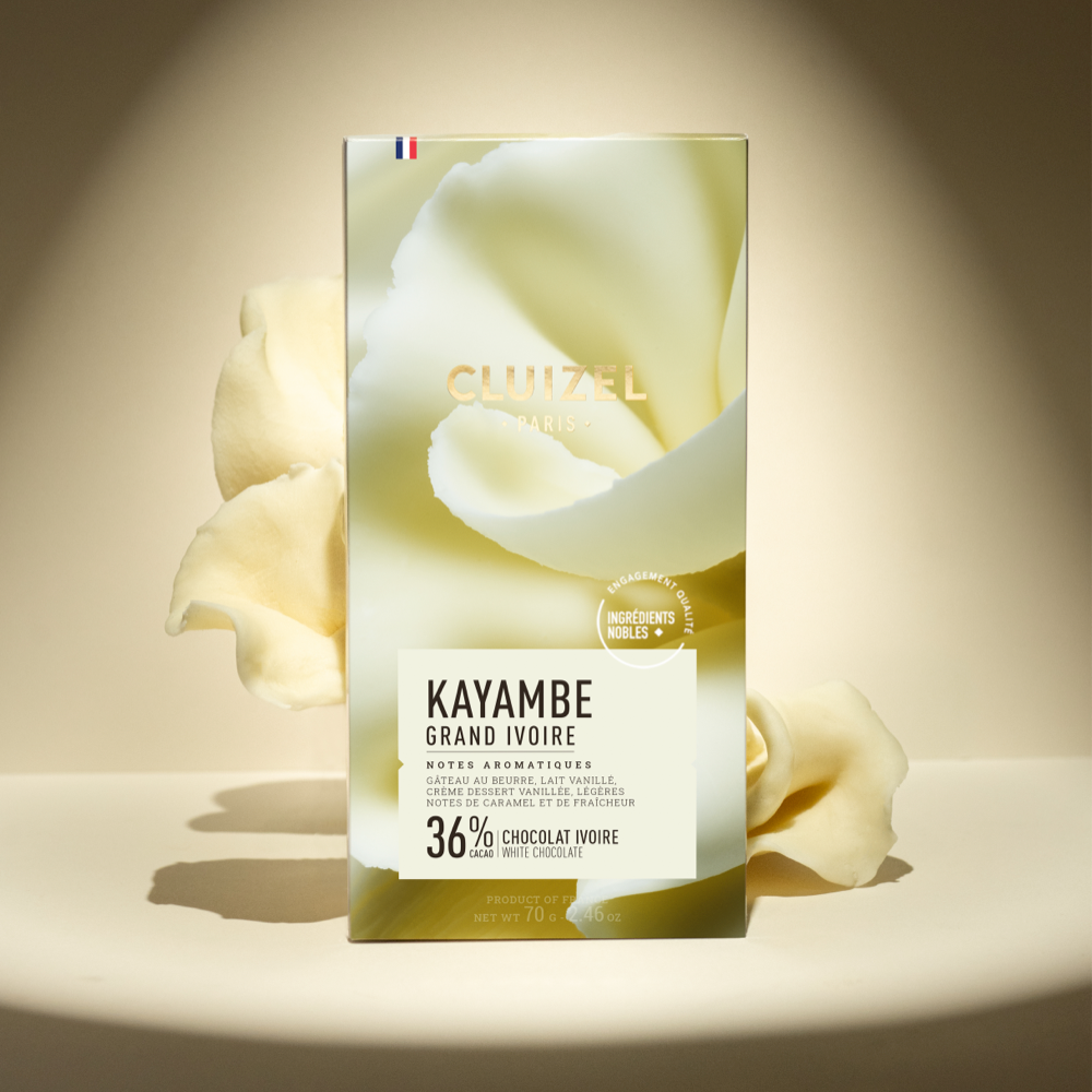 Tablette Kayambe Grand Ivoire 36% CLUIZEL