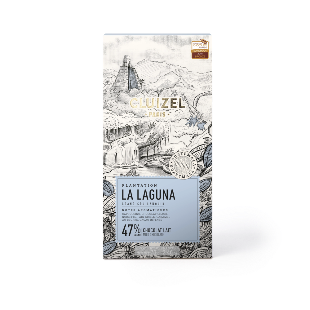 Tablette Plantation La Laguna lait 47% CLUIZEL
