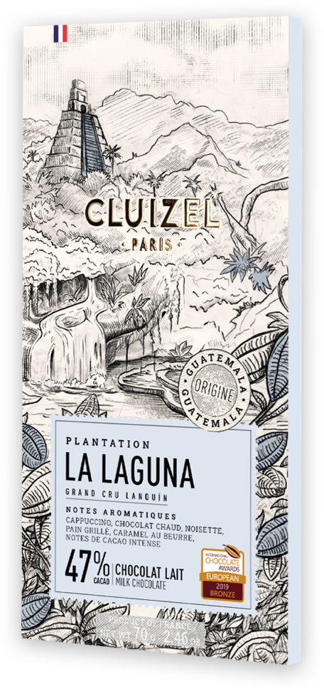 Tablette Plantation La Laguna lait 47% CLUIZEL