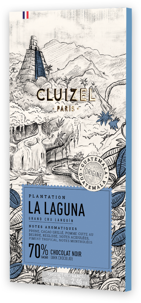 Tablette Plantation la Laguna noir 70% CLUIZEL